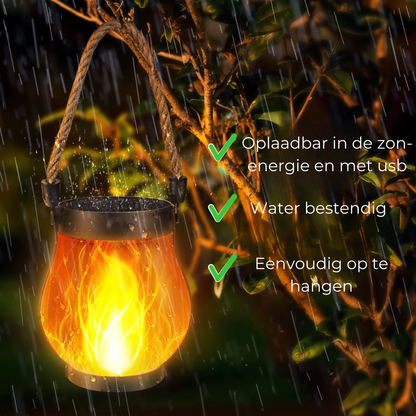 Solar Flame Lantern – Warm licht voor elke huis en tuin