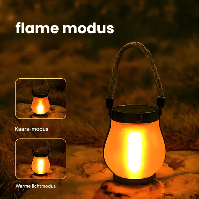 Solar Flame Lantern – Warm licht voor elke huis en tuin